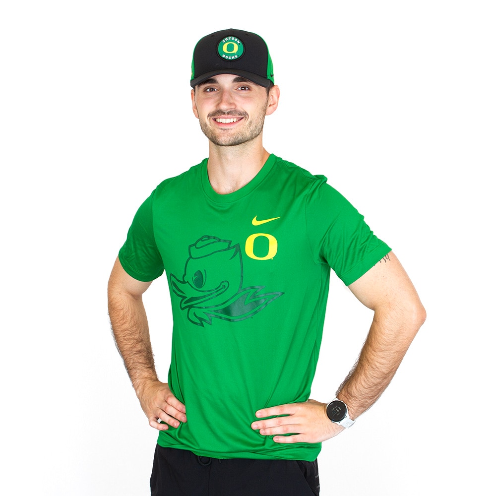Nike DRI FIT オレゴン大学ダックス ジップ トップスUS L YEL DSCO1159437271_1007_ALT2:2000-
